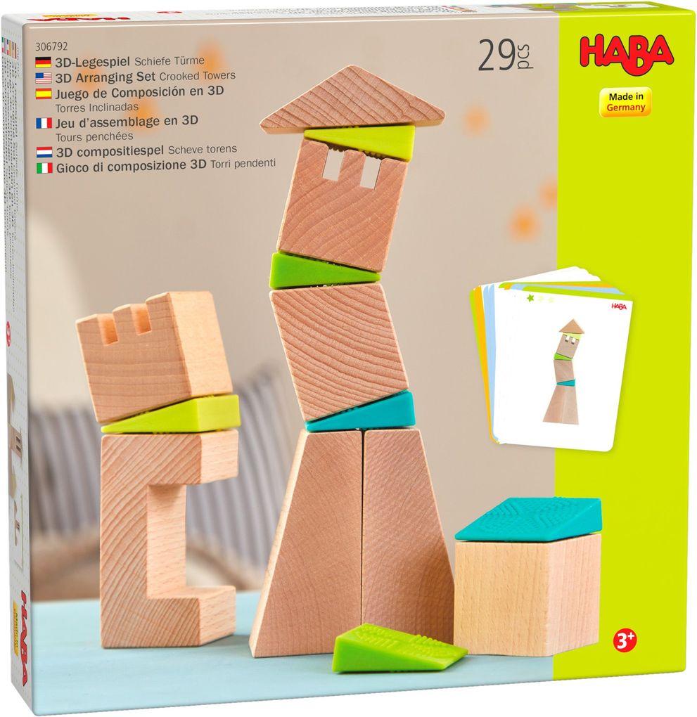 HABA - 3D-Legespiel Schiefe Türme