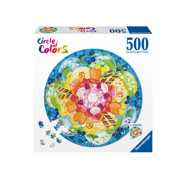 Ravensburger - Circle of Colors Ice Cream, 500 Teile