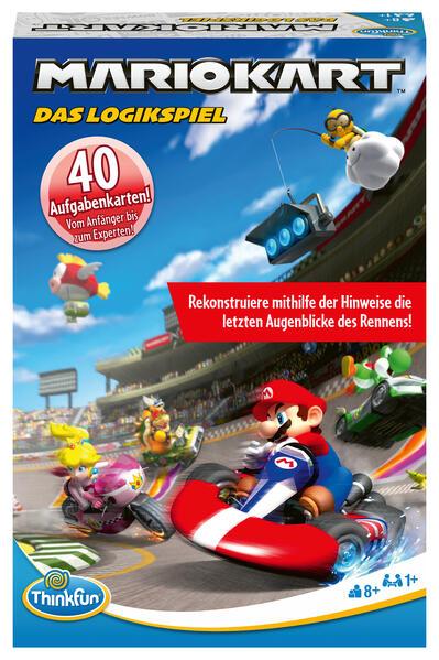 Thinkfun - 76536 - Mariokart - Das Logikspiel - Das rasante Kombinations- und Deduktionsspiel. Finde durch Logik heraus, wer das Rennen gewinnt!