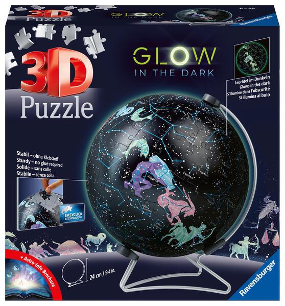 Ravensburger - Glow In The Dark Sternenglobus, 180 Teile