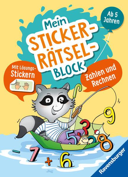 Ravensburger - Mein Stickerrätselblock: Zahlen und Rechnen