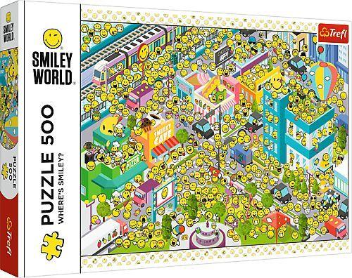 Puzzle 500 Smiley World - Wo ist das Smiley