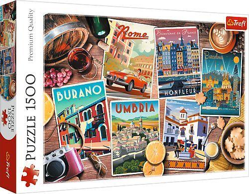 Puzzle 1500 - Reise durch Europa