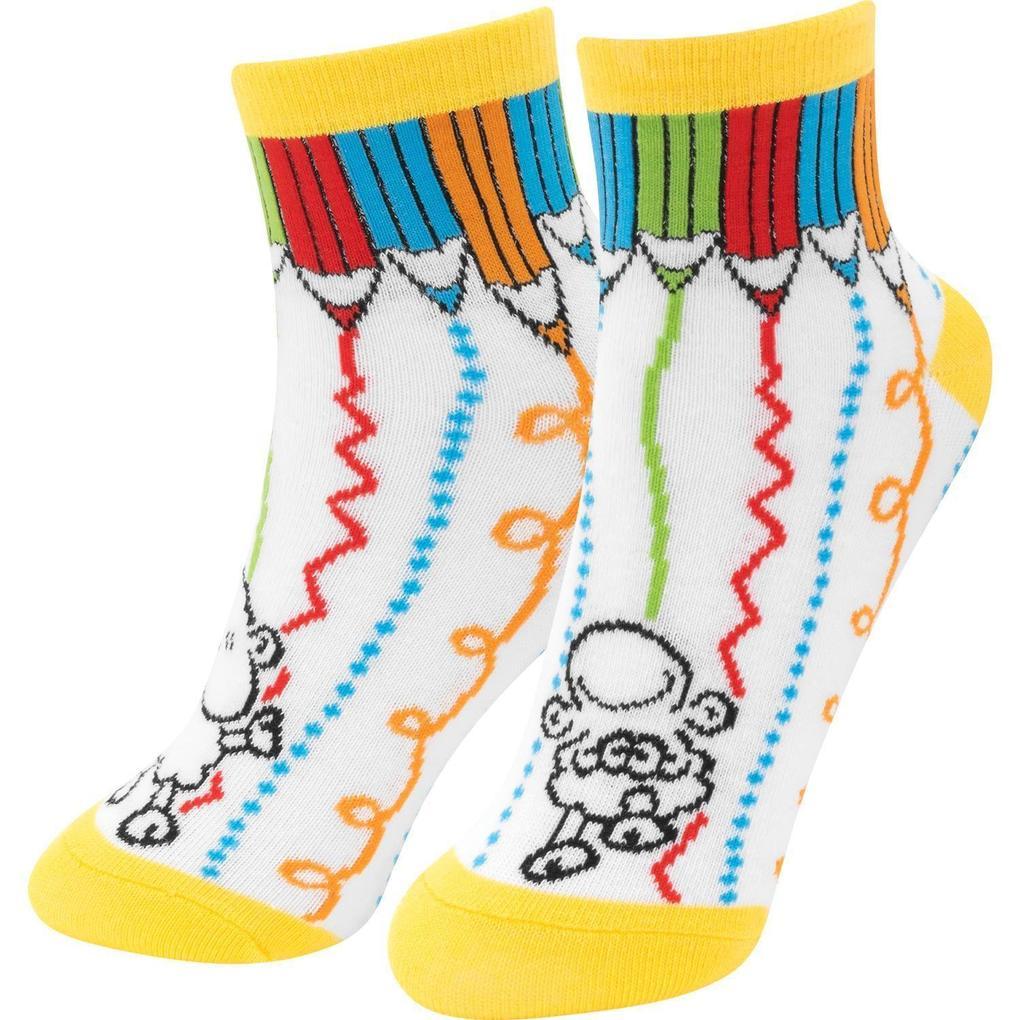 Zaubersocken 48249 Kinder, Motiv Stift