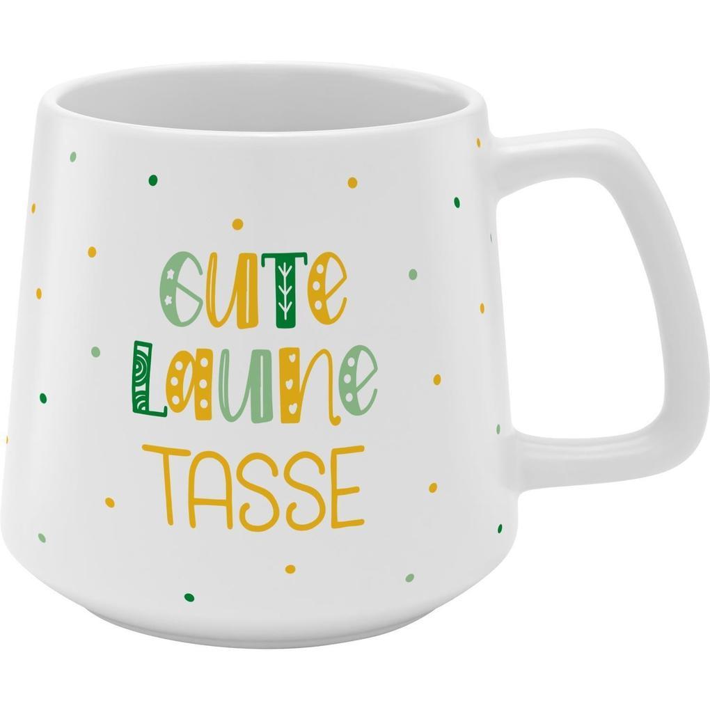 GRUSS & CO Tasse konisch "Gute Laune Tasse"