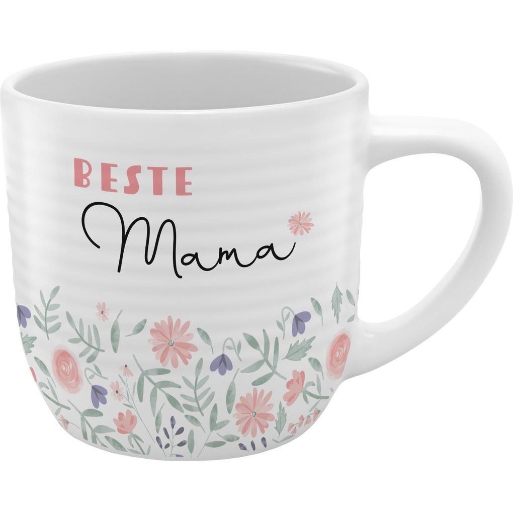 GRUSS & CO Tasse mit Rillen "Beste Mama"