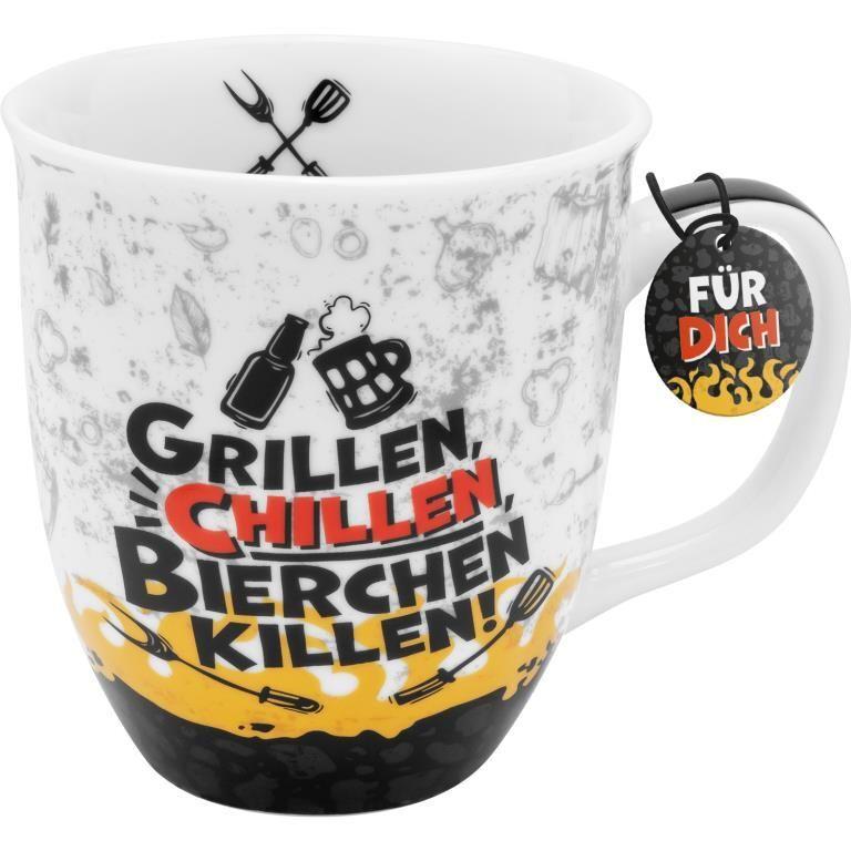 Tasse Motiv "Grillen"