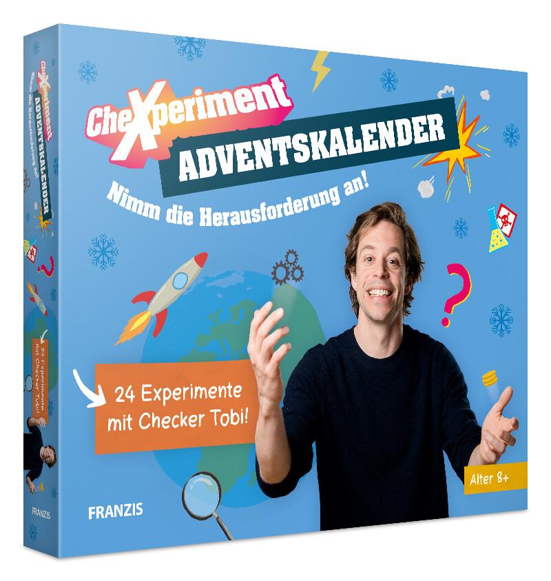 FRANZIS 67220 - CheXperiment Adventskalender: Nimm die Herausforderung an! 24 Experimente für den Ad