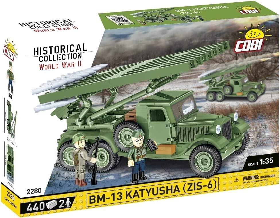 COBI Historical Collection 2280 - BM-13 Katyusha (ZIS-6), Raketenwerfer, WWII, Bauset