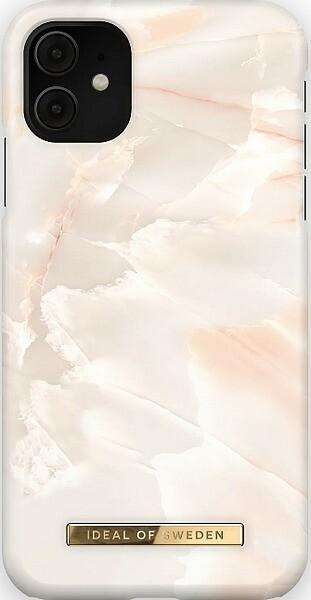 IDEAL OF SWEDEN iPhone 11/XR Fashion Case Rose Pearl Marble