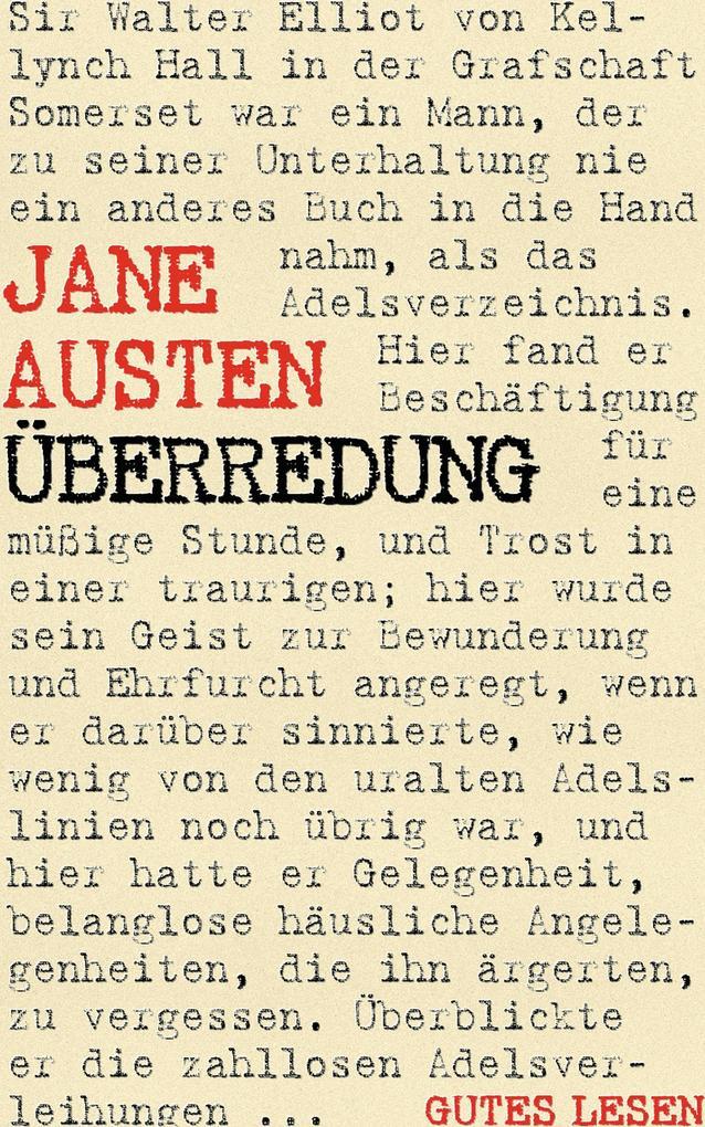 Überredung oder Anne Elliot