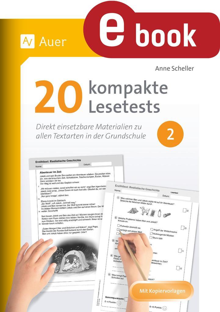 20 kompakte Lesetests für Klasse 2