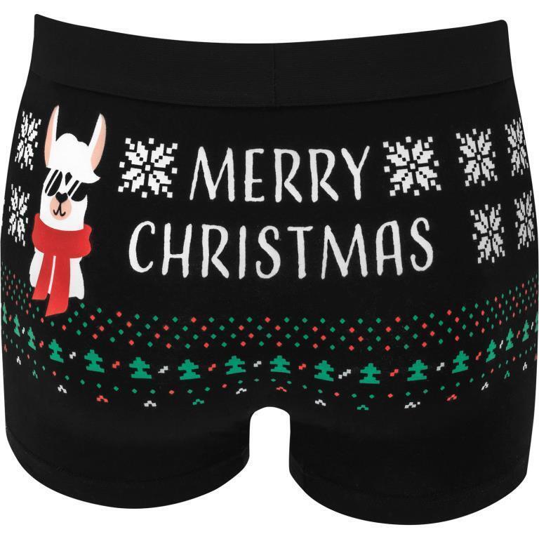 Boxer Motiv Merry Christmas