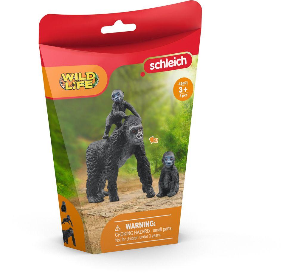 Schleich - Wild Life - Flachland Gorilla Familie