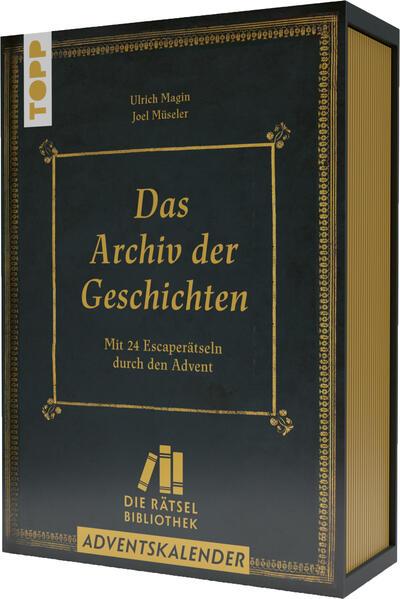 Die Rätselbibliothek. Adventskalender - Das Archiv der Geschichten: Mit 24 Escape-Rätseln durch den Advent