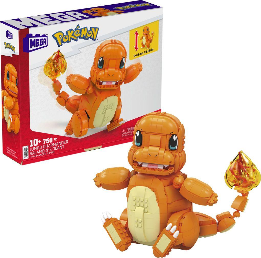 Mega Bloks - Pokémon Jumbo Glumanda Collector Figur (beweglich), Bauset