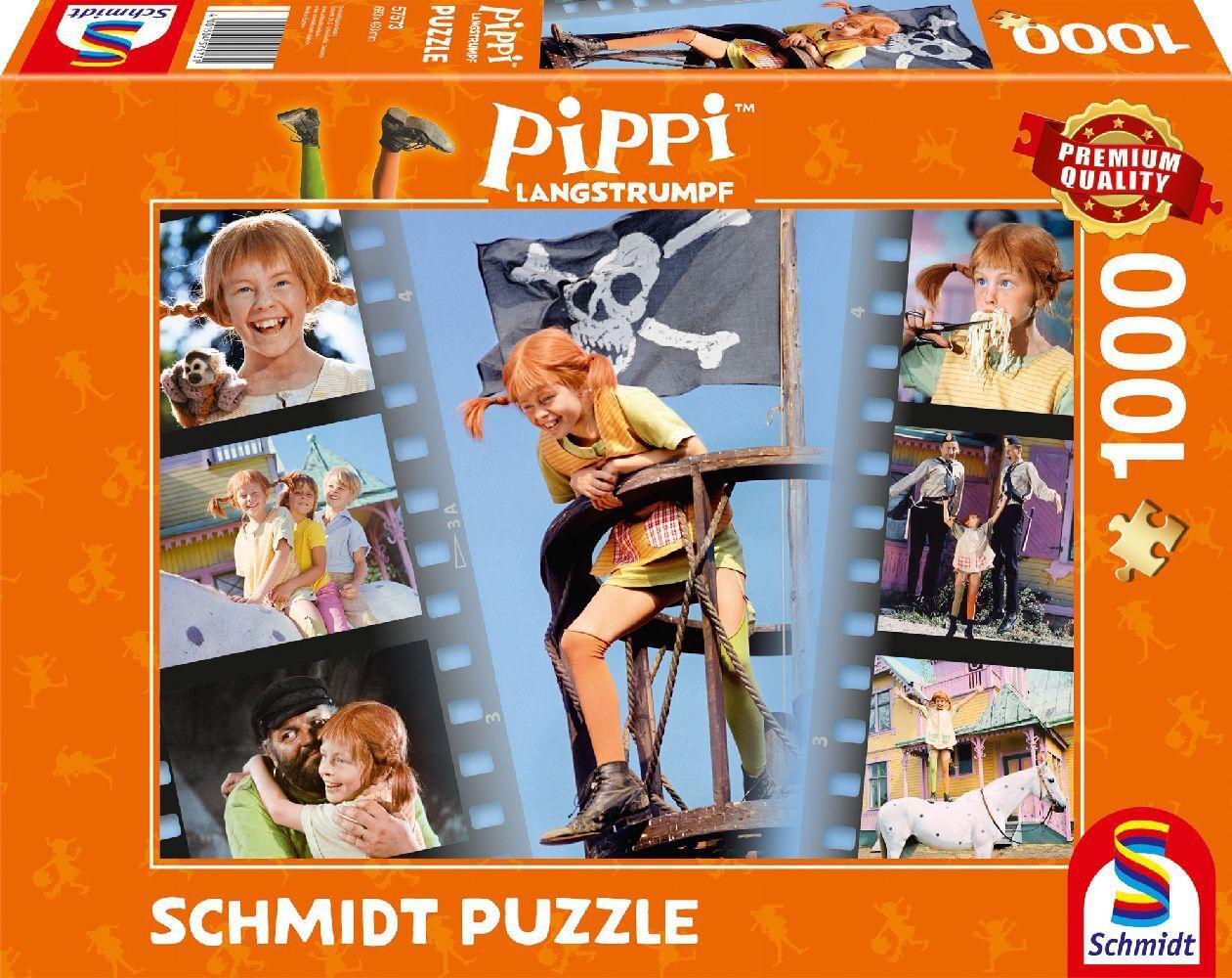 Schmidt Spiele - Pippi Langstrumpf - Sei frech und wild und wunderbar, 1000 Teile
