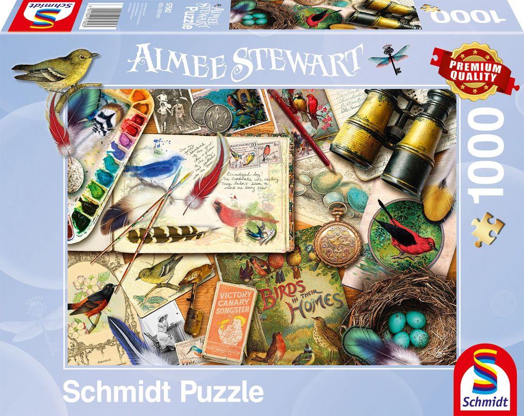 Schmidt Spiele - Aimee Stewart - Aufgetischt: Vogelbeobachtung, 1000 Teile