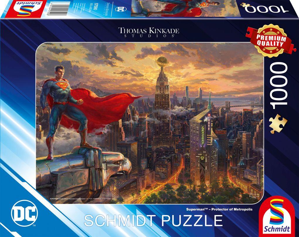 Schmidt Spiele - Thomas Kinkade - Superman, Protector of Metropolis, 1000 Teile