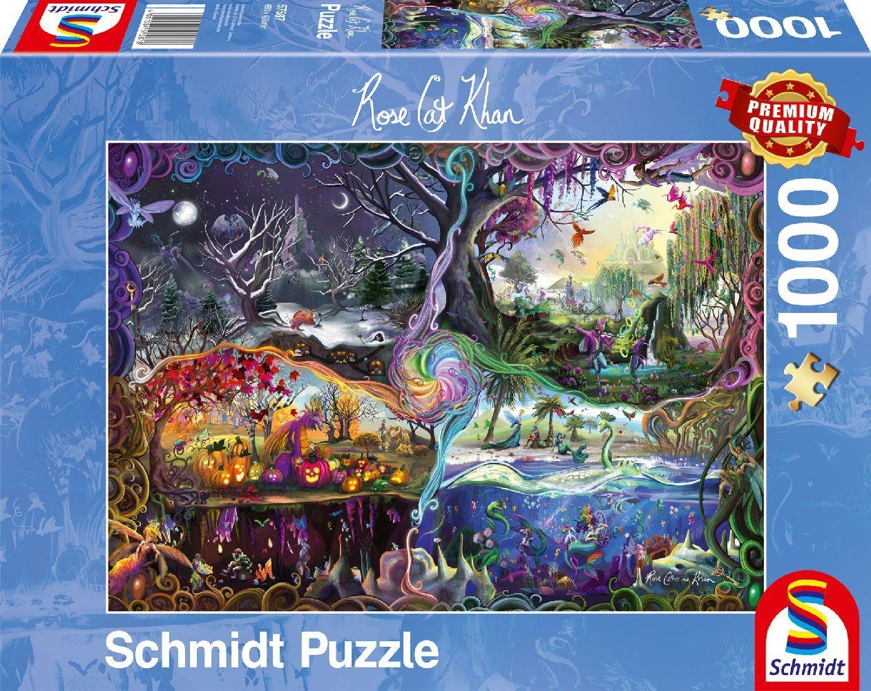 Schmidt Spiele - Rose Cat Khan - Portal der vier Reiche, 1000 Teile