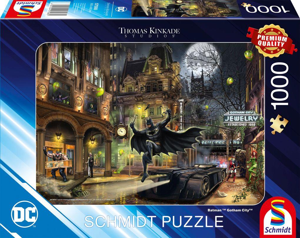 Schmidt Spiele - Thomas Kinkade - Batman, Gotham City, 1000 Teile