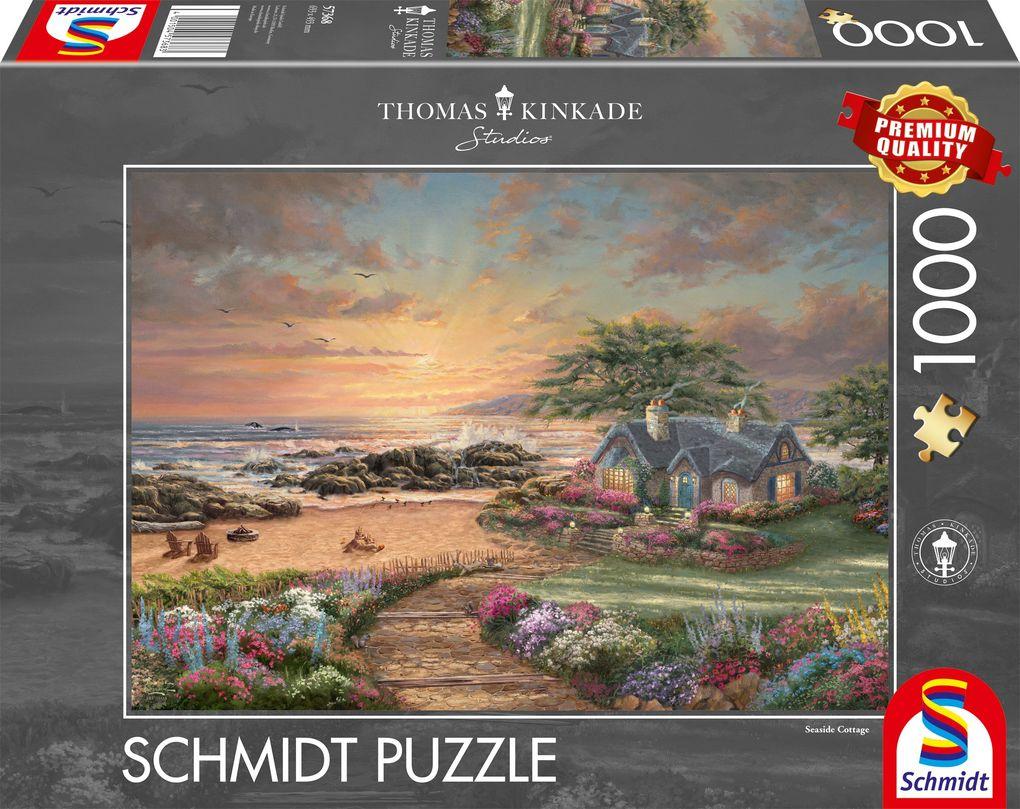 Schmidt Spiele - Thomas Kinkade - Seaside Cottage, 1000 Teile