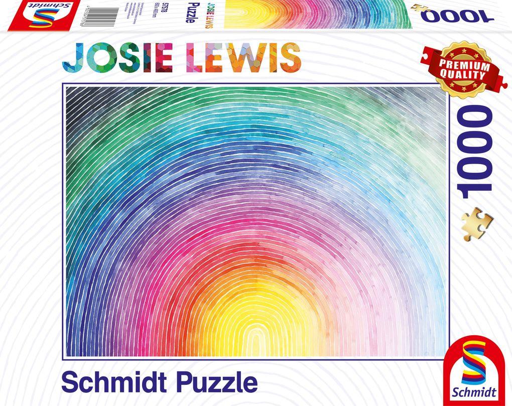 Schmidt Spiele - Josie Lewis - Aufgehender Regenbogen, 1000 Teile