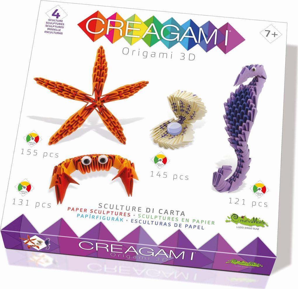 Creagami - Origami 3D 4er Set Meer, 552 Teile