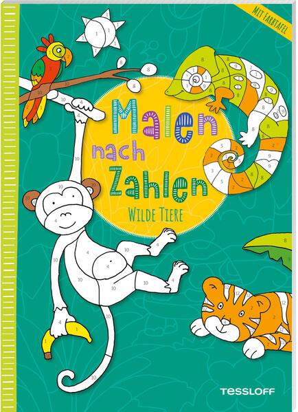 Malen nach Zahlen. Wilde Tiere