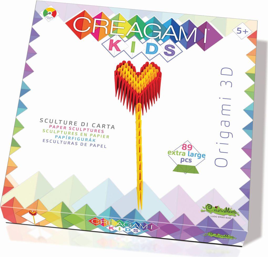 Creagami - Origami 3D KIDS Herz, 89 Teile
