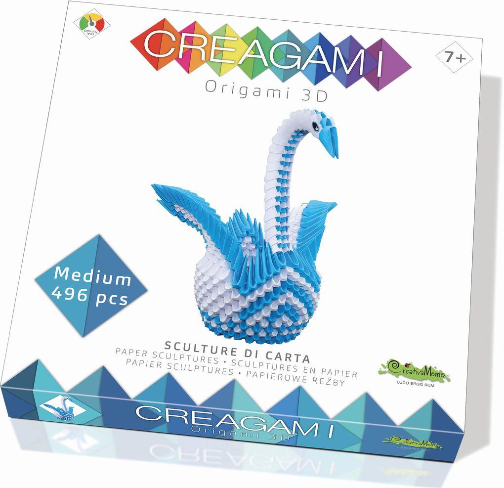 Creagami - Origami 3D Schwan, 496 Teile