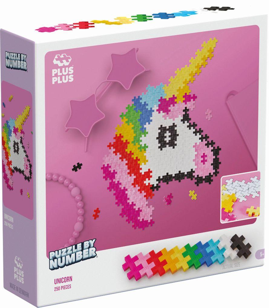 Plus-Plus - 250 Kreativ Bausteine Puzzle Einhorn
