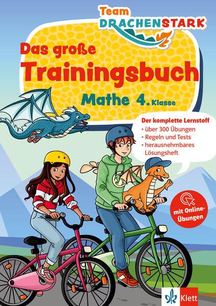 Klett Team Drachenstark: Das große Trainingsbuch Mathe 4. Klasse