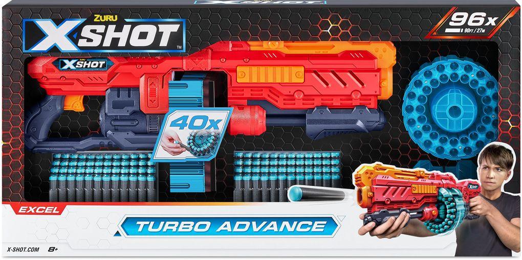 ZURU - X-Shot - Excel Turbo Advance Blaster mit Darts