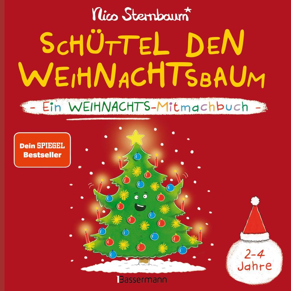 Schüttel den Weihnachtsbaum. Ein Weihnachts-Mitmachbuch zum Schütteln, Schaukeln, Pusten, Klopfen und sehen, was dann passiert. Von 2 bis 4 Jahren