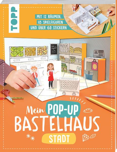 Mein Pop-up Bastelhaus-Stadt