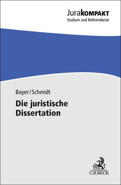 Die juristische Dissertation