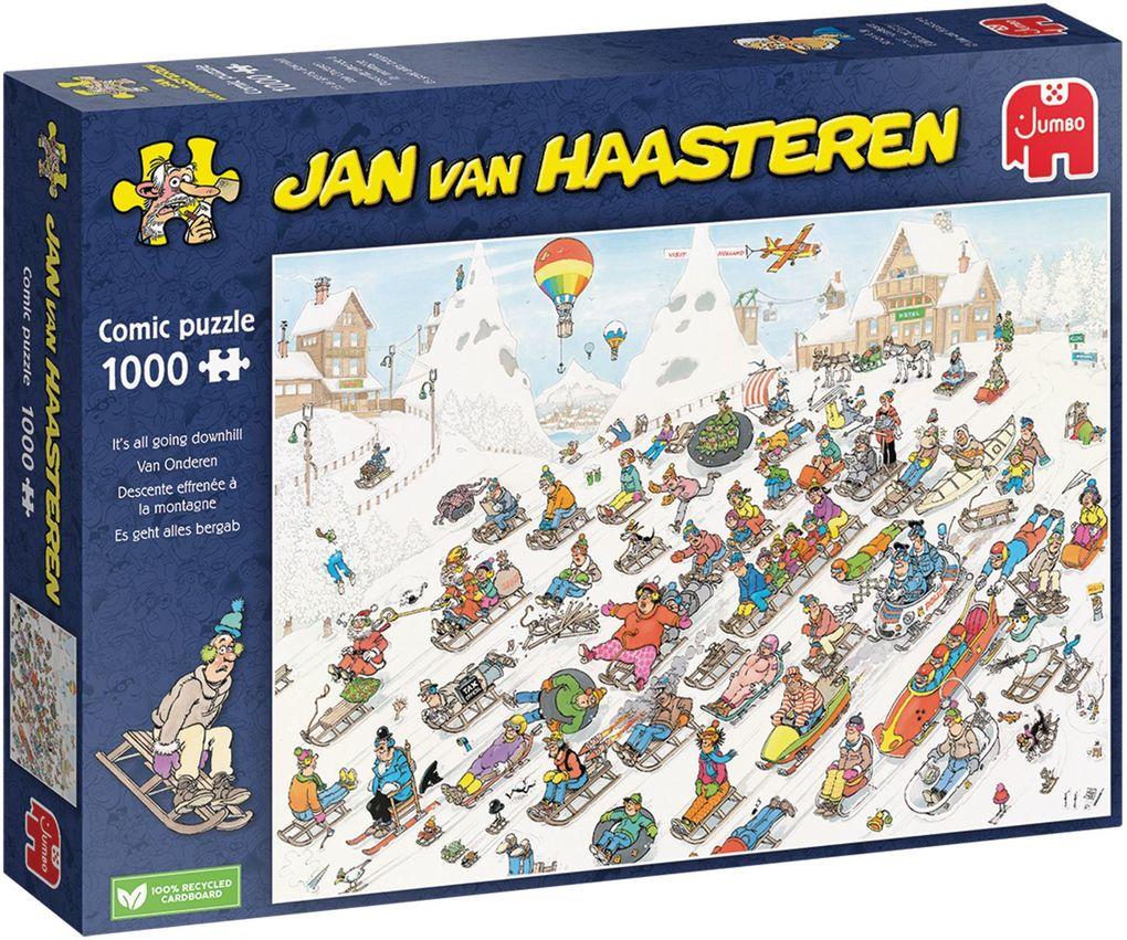 Jan van Haasteren - Es geht nur bergab - 1000 Teile