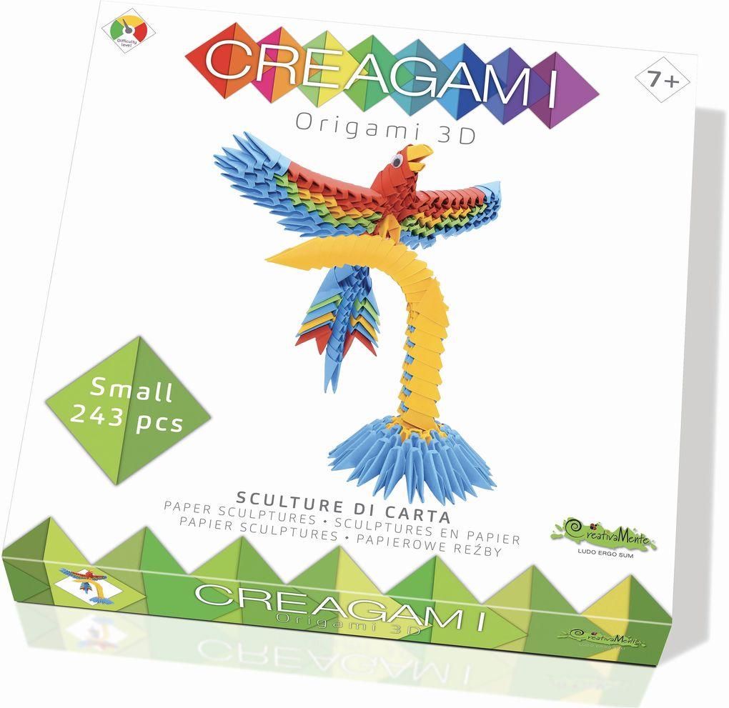 Creagami - Origami 3D Papagei, 243 Teile