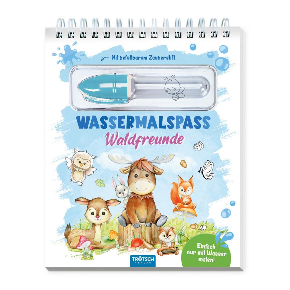 Trötsch Wassermalspaß mit Zauberstift Waldfreunde