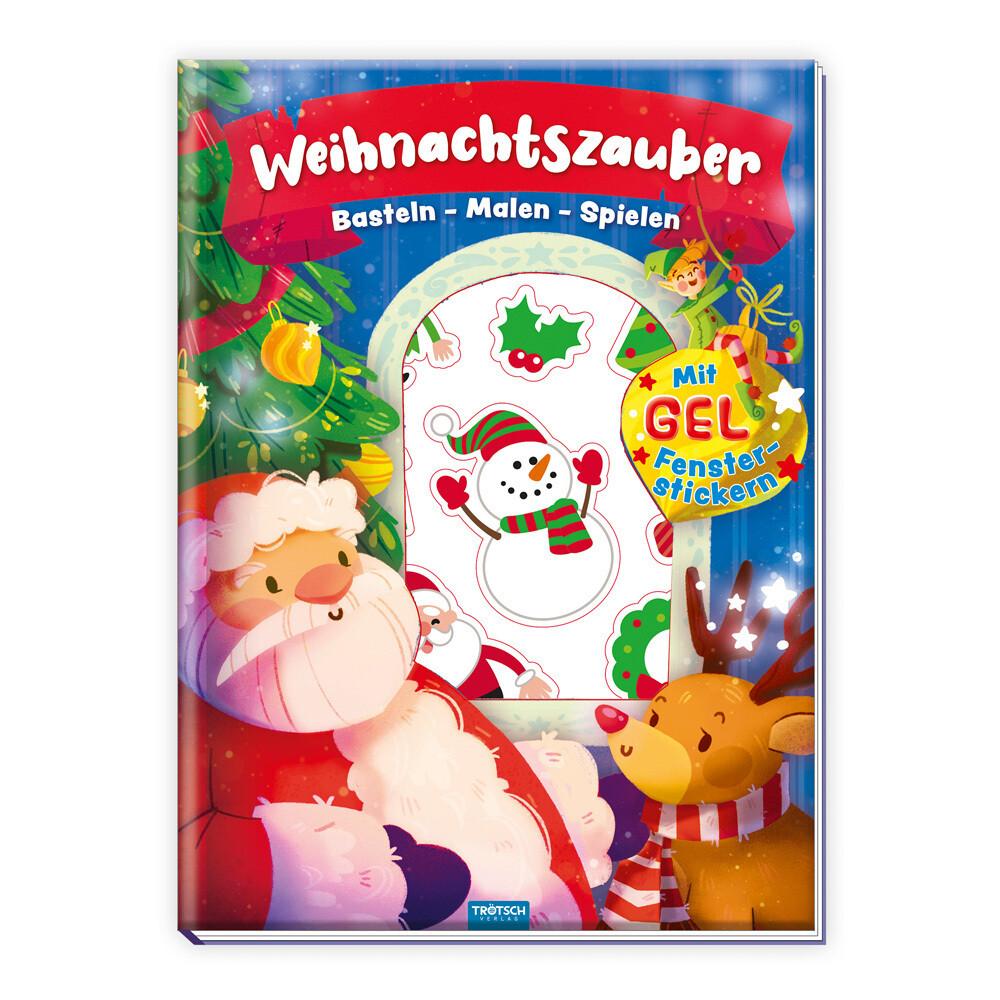 Trötsch Beschäftigungsbuch Malbuch Weihnachtszauber mit Stickern