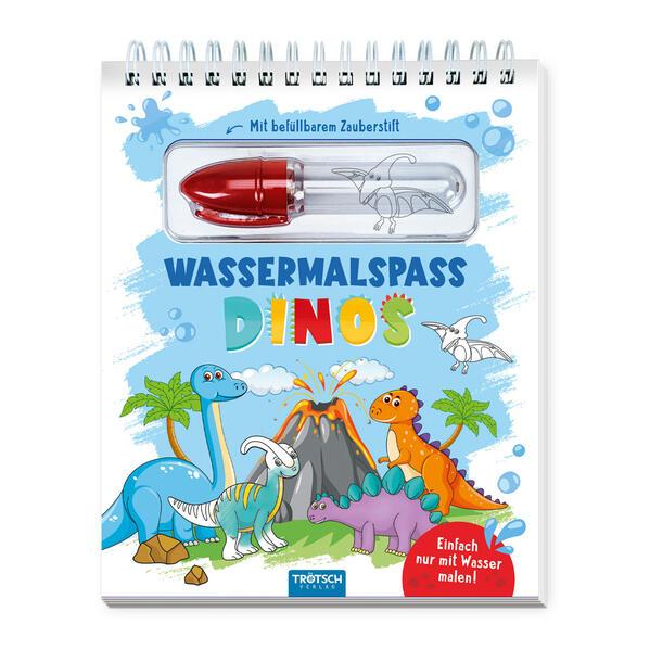 Trötsch Wassermalspaß mit Zauberstift Dinosaurier