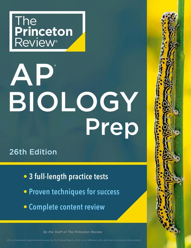 Princeton Review AP Biology Prep, 26th Edition