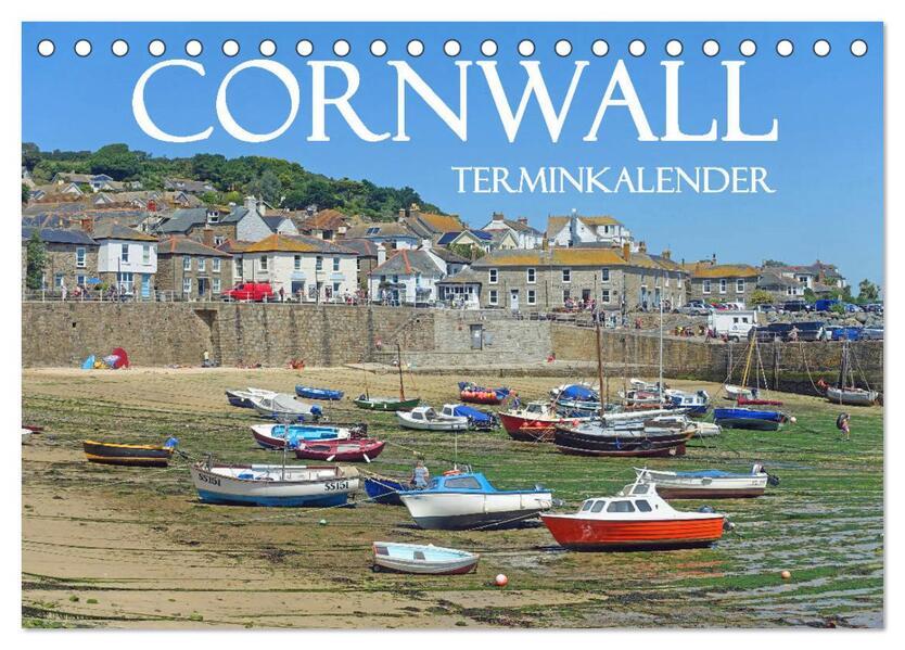 Cornwall. Terminkalender (Tischkalender 2024 DIN A5 quer), CALVENDO Monatskalender