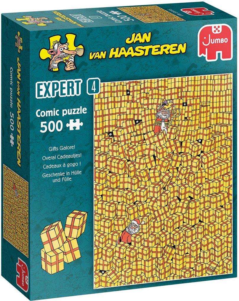 Jumbo Spiele - Jan van Haasteren Expert - Geschenke in Hülle und Fülle, 500 Teile