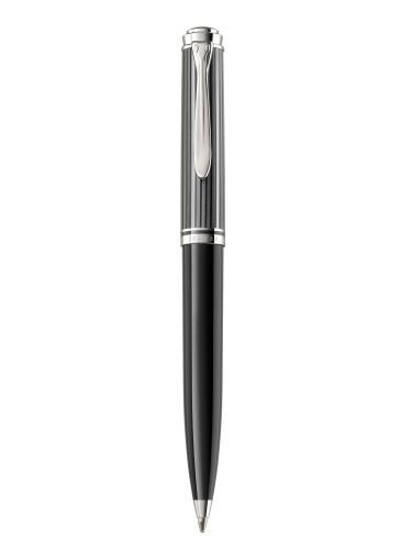 Pelikan Kugelschreiber Souverän® K605 Stresemann, Edelharz, Drehmechanik, Schwarz-Anthrazit