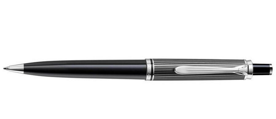 Pelikan Kugelschreiber Souverän® K405 Stresemann, Druckmechanik, Schwarz-Anthrazit