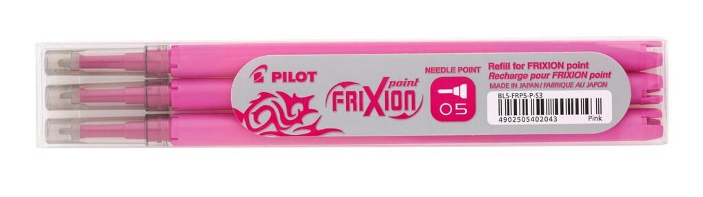 PILOT Mine FriXion Point pink, 3er Set