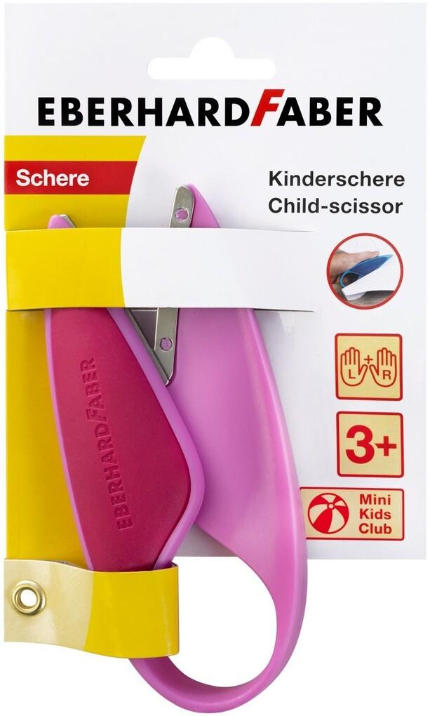 Eberhard Faber Kinderschere pink für Linkshänder und Rechtshänder