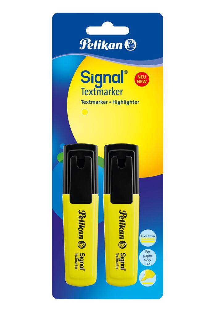 Pelikan Textmarker Signal Leuchtgelb, 2er Set